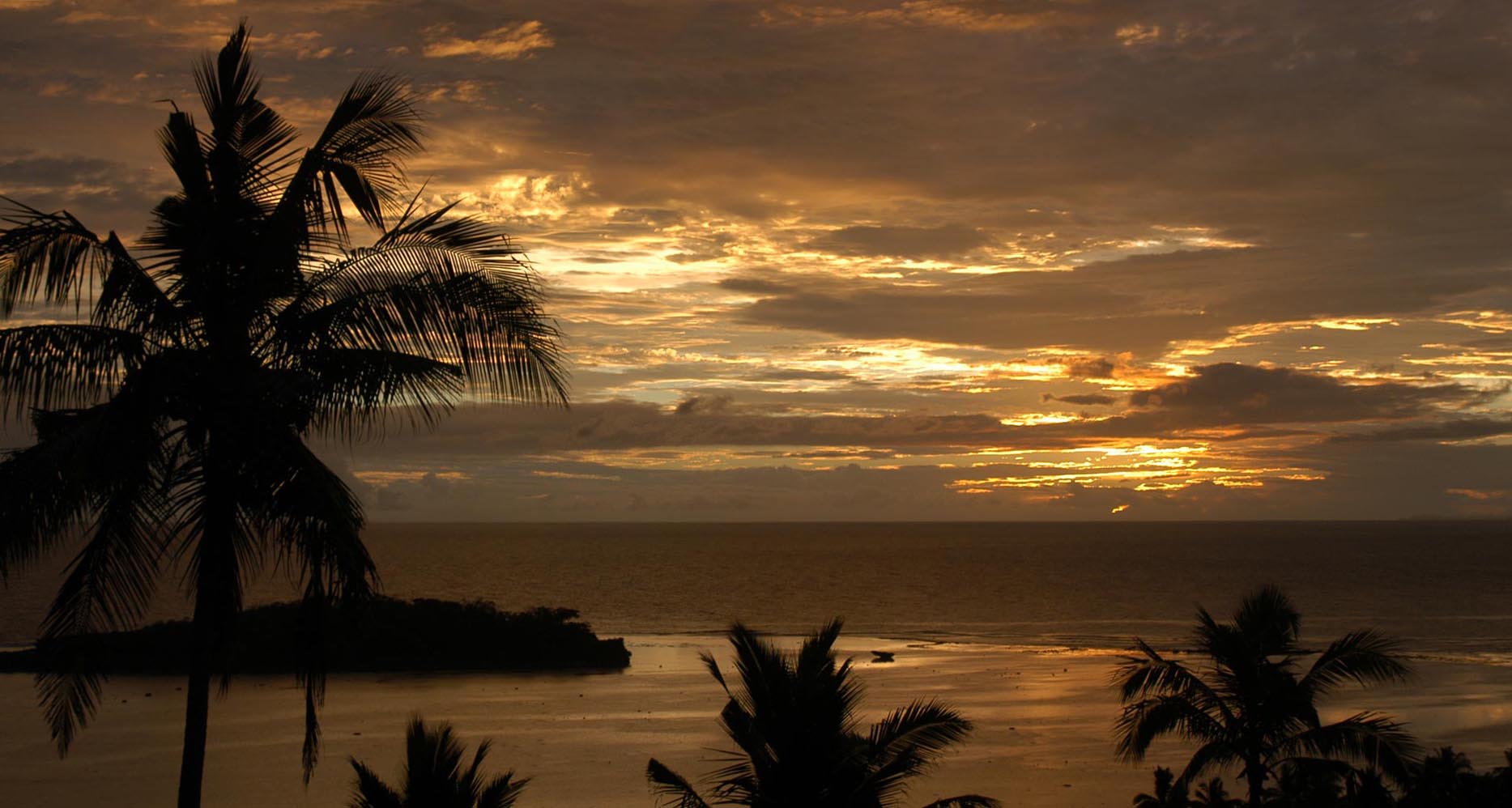 Sunset at Maravu in Savusavu Fiji
